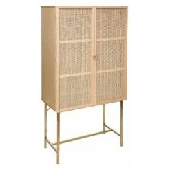 ATMOSPHERA, CRATEUR D'INTRIEUR Buffet 2 Portes Cannage "Rayo" 165cm Naturel