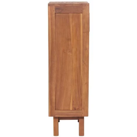 VidaXL Buffet Avec 5 Tiroirs 40x30x100 Cm Bois De Teck Massif - Brun 3 VidaXL Buffet Avec 5 Tiroirs 40x30x100 Cm Bois De Teck Massif - Brun – Image 3