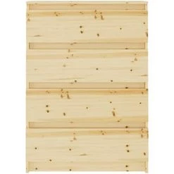 VidaXL Armoire D'appoint 60x36x84 Cm Bois De Pin Massif - Brun -Buffet et enfilade Soldes 51032333 5