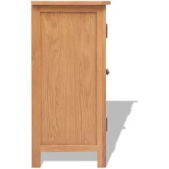 YOUTHUP Buffet 70 X 35 X 75 Cm Bois De Chêne Massif -Buffet et enfilade Soldes 51851551 3