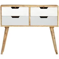 YOUTHUP Buffet 85 X 40 X 71 Cm Bois De Manguier Massif 7 YOUTHUP Buffet 85 X 40 X 71 Cm Bois De Manguier Massif -Buffet et enfilade Soldes 51852962 3