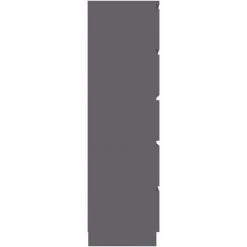 YOUTHUP Buffet à Tiroirs Gris 60x35x121 Cm Aggloméré -Buffet et enfilade Soldes 51854899 5