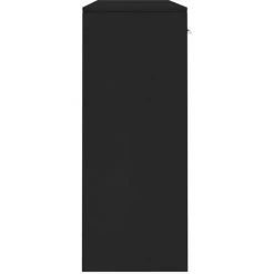 YOUTHUP œuffet Noir 110x34x75 Cm Aggloméré - Noir 9 YOUTHUP œuffet Noir 110x34x75 Cm Aggloméré - Noir -Buffet et enfilade Soldes 51869840 5
