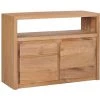 YOUTHUP Buffet 80 X 30 X 60 Cm Bois De Teck Massif - Brun