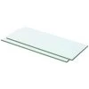 YOUTHUP Panneaux D'étagère 2 Pcs Verre Transparent 50 X 15 Cm - Transparent
