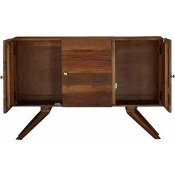 YOUTHUP Buffet Bois Recyclé Massif 110 X 30 X 75 Cm Marron - Brun -Buffet et enfilade Soldes 51875423 3