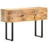 YOUTHUP Buffet 116x35x75 Cm Bois De Manguier Massif - Brun