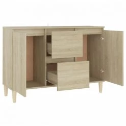 YOUTHUP Buffet Chêne Sonoma 103,5x35x70 Cm Aggloméré - Brun 8 YOUTHUP Buffet Chêne Sonoma 103,5x35x70 Cm Aggloméré - Brun -Buffet et enfilade Soldes 51897274 4