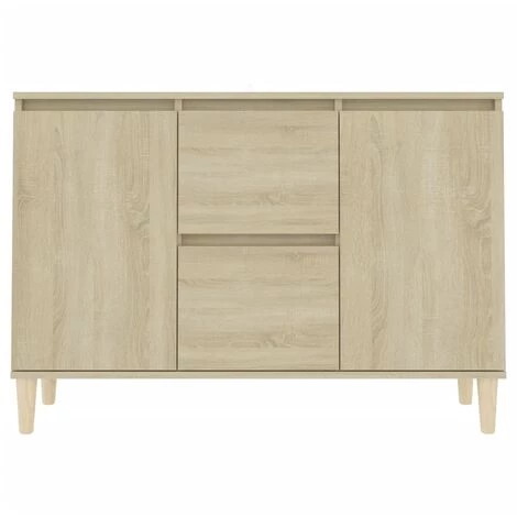 YOUTHUP Buffet Chêne Sonoma 103,5x35x70 Cm Aggloméré - Brun 5 YOUTHUP Buffet Chêne Sonoma 103,5x35x70 Cm Aggloméré - Brun – Image 5