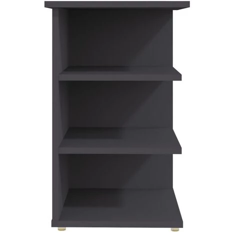 YOUTHUP Armoire Latérale Gris 35x35x55 Cm Aggloméré - Gris 5 YOUTHUP Armoire Latérale Gris 35x35x55 Cm Aggloméré - Gris – Image 5