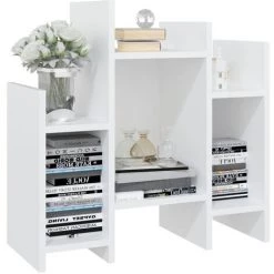 YOUTHUP Armoire Latérale Blanc 60x26x60 Cm Aggloméré - Blanc 8 YOUTHUP Armoire Latérale Blanc 60x26x60 Cm Aggloméré - Blanc -Buffet et enfilade Soldes 51898388 4