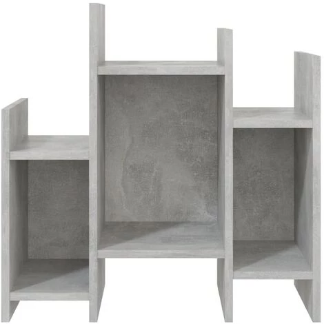 YOUTHUP Armoire Latérale Gris Béton 60x26x60 Cm Aggloméré - Gris 5 YOUTHUP Armoire Latérale Gris Béton 60x26x60 Cm Aggloméré - Gris – Image 5
