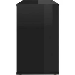 YOUTHUP Armoire Latérale Noir Brillant 60x30x50 Cm Aggloméré - Noir -Buffet et enfilade Soldes 51898402 5