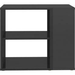 YOUTHUP Armoire Latérale Gris Brillant 60x30x50 Cm Aggloméré - Gris 8 YOUTHUP Armoire Latérale Gris Brillant 60x30x50 Cm Aggloméré - Gris -Buffet et enfilade Soldes 51898403 4