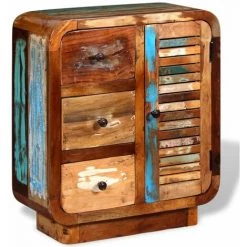 Topdeal Buffet Bois De Récupération Massif 9 Topdeal Buffet Bois De Récupération Massif -Buffet et enfilade Soldes 52084805 5