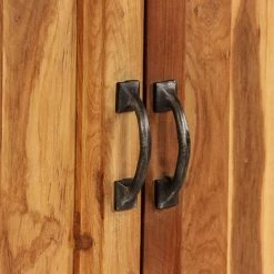 Topdeal Buffet Teck Recyclé Et Acier 65 X 30 X 70 Cm -Buffet et enfilade Soldes 52085580 3