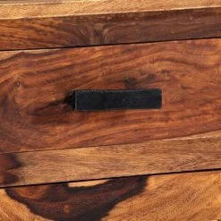 Topdeal Buffet 100 X 30 X 50 Cm Bois Massif De Sesham -Buffet et enfilade Soldes 52086128 4