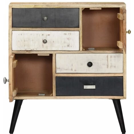 Topdeal Buffet 70 X 30 X 78 Cm Bois De Manguier Massif 3 Topdeal Buffet 70 X 30 X 78 Cm Bois De Manguier Massif – Image 3