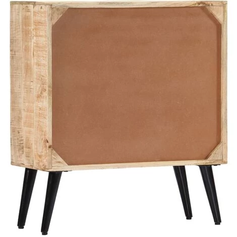 Topdeal Buffet 70 X 30 X 78 Cm Bois De Manguier Massif 5 Topdeal Buffet 70 X 30 X 78 Cm Bois De Manguier Massif – Image 5