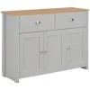 Topdeal Buffet Gris 112 X 35 X 81 Cm