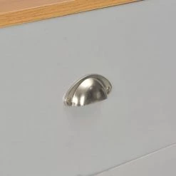 Topdeal Buffet Gris 112 X 35 X 81 Cm -Buffet et enfilade Soldes 52089454 3