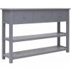Topdeal Buffet Gris 115 X 30 X 76 Cm Bois