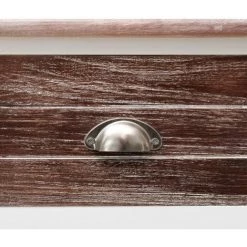 Topdeal Buffet Antique Marron 115 X 30 X 76 Cm Bois -Buffet et enfilade Soldes 52089620 3