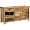 Topdeal Buffet Bois De Manguier Solide 160 X 40 X 80 Cm VDFF11965_FR