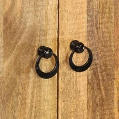 Topdeal Buffet Bois De Manguier Massif 95 X 45 X 185 Cm VDFF12261_FR -Buffet et enfilade Soldes 52094737 4