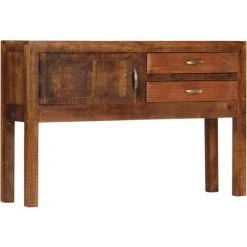 Topdeal Buffet 118x30x75 Cm Bois De Manguier Massif VDFF13813_FR