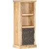 Topdeal Buffet Avec Porte 45x32x110 Cm Bois De Manguier Solide FF289098_FR