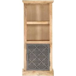 Topdeal Buffet Avec Porte 45x32x110 Cm Bois De Manguier Solide FF289098_FR 7 Topdeal Buffet Avec Porte 45x32x110 Cm Bois De Manguier Solide FF289098_FR -Buffet et enfilade Soldes 52096442 3