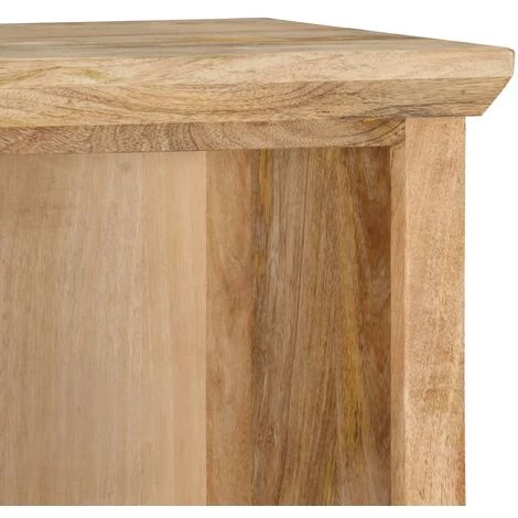Topdeal Buffet Avec Porte 45x32x110 Cm Bois De Manguier Solide FF289098_FR 5 Topdeal Buffet Avec Porte 45x32x110 Cm Bois De Manguier Solide FF289098_FR – Image 5