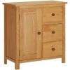 Topdeal Armoire 70x35x75 Cm Bois De Chêne Massif FF289188_FR