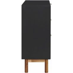 Topdeal Buffet 90x33,5x80 Cm Bois D'acacia Solide Et MDF FF289906_FR -Buffet et enfilade Soldes 52096694 4