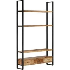 Topdeal Buffet 118x30x200 Cm Bois De Manguier Solide Brut FF321052_FR