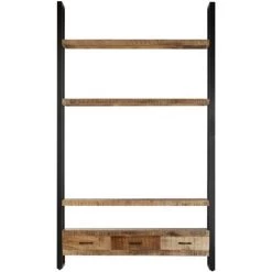 Topdeal Buffet 118x30x200 Cm Bois De Manguier Solide Brut FF321052_FR -Buffet et enfilade Soldes 52101059 3