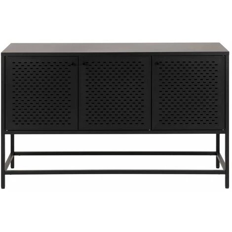 Buffets BOBOCHIC - Buffet 125 Cm AUBIN Noir - Noir 4 Buffets BOBOCHIC - Buffet 125 Cm AUBIN Noir - Noir – Image 4