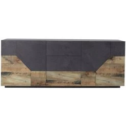 AHD AMAZING HOME DESIGN Meuble De Cuisine 220x40cm Meuble Salon 4 Portes 3 Tiroirs Mavis Report 7 AHD AMAZING HOME DESIGN Meuble De Cuisine 220x40cm Meuble Salon 4 Portes 3 Tiroirs Mavis Report -Buffet et enfilade Soldes 52568192 3