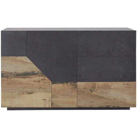 AHD AMAZING HOME DESIGN Buffet Salon Design 140x43cm 2 Portes 3 Tiroirs Mira Report 3 AHD AMAZING HOME DESIGN Buffet Salon Design 140x43cm 2 Portes 3 Tiroirs Mira Report – Image 3