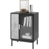 Soges Armoire De Bar à Café Sur Pied Armoire Latérale D'appoint, Console De Rangement Pour Buffet à Vin De Cuisine Industrielle, FJGS-ST10GR - Noir Gris