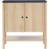BAïTA Buffet JAPENDI Effet Chêne Et Gris Anthracite 80cm - Bois