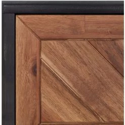 Hommoo Buffet 90x33,5x75 Cm Bois D'acacia Solide Et MDF -Buffet et enfilade Soldes 54059085 5