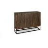 WEBMARKETPOINT Buffet Ethnique En Bois De Manguier Marron Et Gris Cm 160 X 45 Xh 85