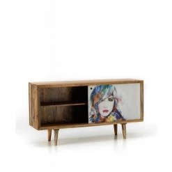 STONE'S Buffet Marron Ethnique Moderne En Bois De Manguier Cm 160 X 45 Xh 85 -Buffet et enfilade Soldes 54072935 2