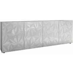 TFT HOME FURNITURE Buffet PRAGUE Blanc