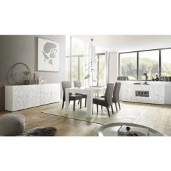 TFT HOME FURNITURE Buffet PRAGUE Blanc -Buffet et enfilade Soldes 54093222 4