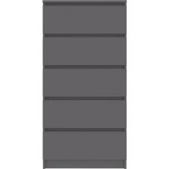 Hommoo Buffet A Tiroirs Gris 60x35x121 Cm Agglomere 8 Hommoo Buffet A Tiroirs Gris 60x35x121 Cm Agglomere -Buffet et enfilade Soldes 54149531 4