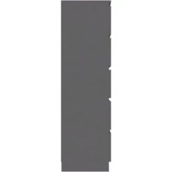 Hommoo Buffet A Tiroirs Gris 60x35x121 Cm Agglomere 9 Hommoo Buffet A Tiroirs Gris 60x35x121 Cm Agglomere -Buffet et enfilade Soldes 54149531 5