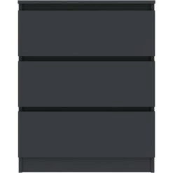 Hommoo Buffet Gris 60x33,5x76 Cm Agglomere -Buffet et enfilade Soldes 54149533 4